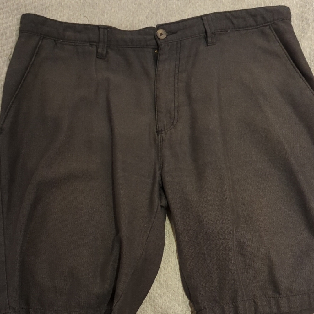 Urban Heritage Charcoal Flat Front Shorts